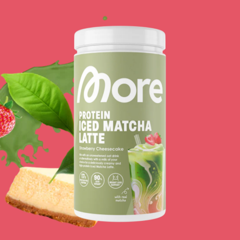 More Protein Iced Matcha Latte