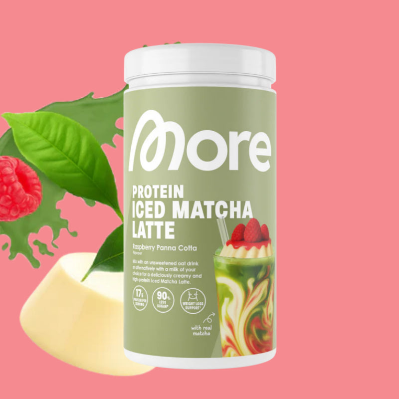 More Protein Iced Matcha Latte